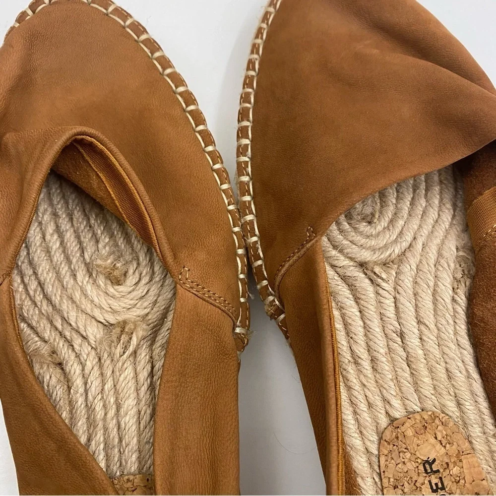 Kelsi Dagger || Juniper Classic Summer Slip On Espadrilles Brown‎ Tan 8.5
